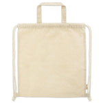 BOLSA MOCHILA DE ALGODÓN RECICLADO "AGRA" - 10073-CR