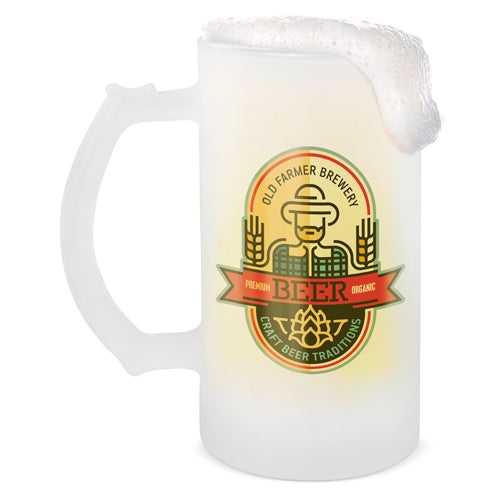 JARRA DE CRISTAL "BIRRA" - 10616