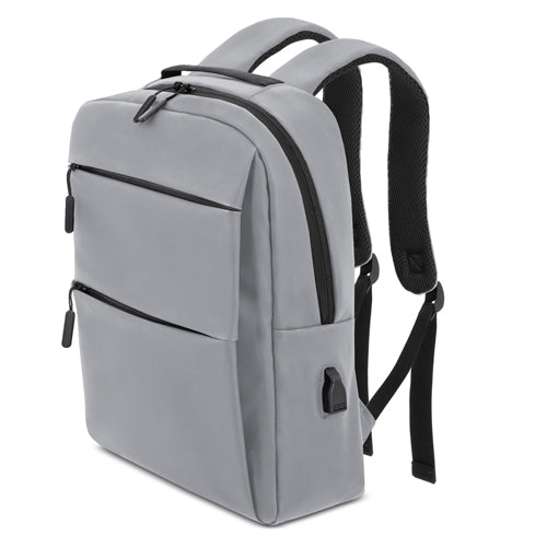MOCHILA PORTAORDENADOR SOFT-TOUCH"DAVIS PU" - 10785-GR