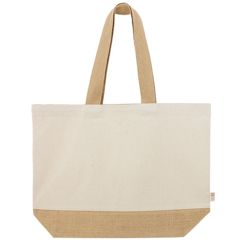 BOLSA DE ALGODÓN Y YUTE "MISHA" - 10786