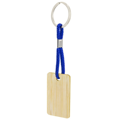 LLAVERO DE BAMBÚ RECTANGULAR "YIBIN" - 10796-AZ