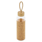 BOTELLA CRISTAL TAPON BAMBU/CORCHO "ZASI" - 10930