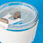 VASO 330 ML CON PAJITA DE CRISTAL "DELICATESSEN" - 10965