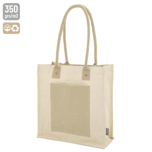 BOLSA DE ALGODÓN CANVAS RECICLADO "SURAT" - 10993-BE