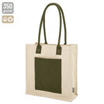 BOLSA DE ALGODÓN CANVAS RECICLADO "SURAT" - 10993-VE