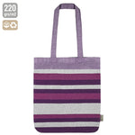BOLSA RAYAS DE ALGODÓN RECICLADO "TRINITY" - 11024-LI