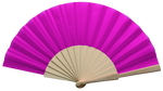 Abanico Varillas Madera Folklore