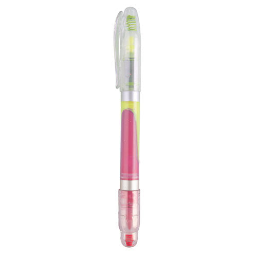 MARCADOR DOBLE FUCSIA/AMARILLO "WICKY" - A-469