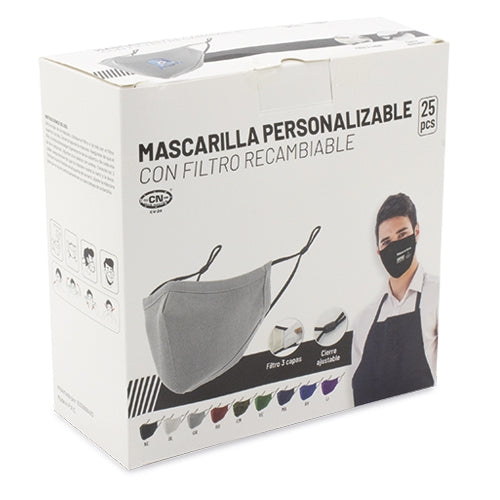 MASCARILLA CON FILTRO REUTILIZABLE ESPAÑA - CV-24-ESP-MA