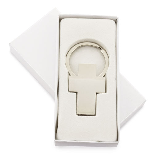 LLAVERO METALICO FORMA CRUZ "CHRISTIAN" - P-012
