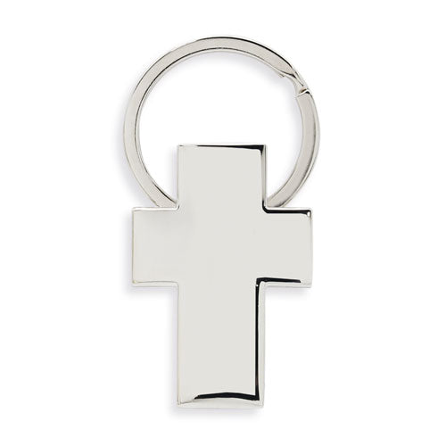 LLAVERO METALICO FORMA CRUZ "CHRISTIAN" - P-012