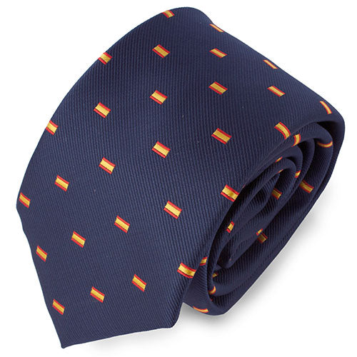 CORBATA BANDERA ESPAÑA MARINO - PD-21-MA