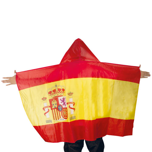 PONCHO BANDERA ESPAÑOLA "FESTEJO" - T-37
