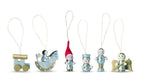 Set de 6 adornos navideños