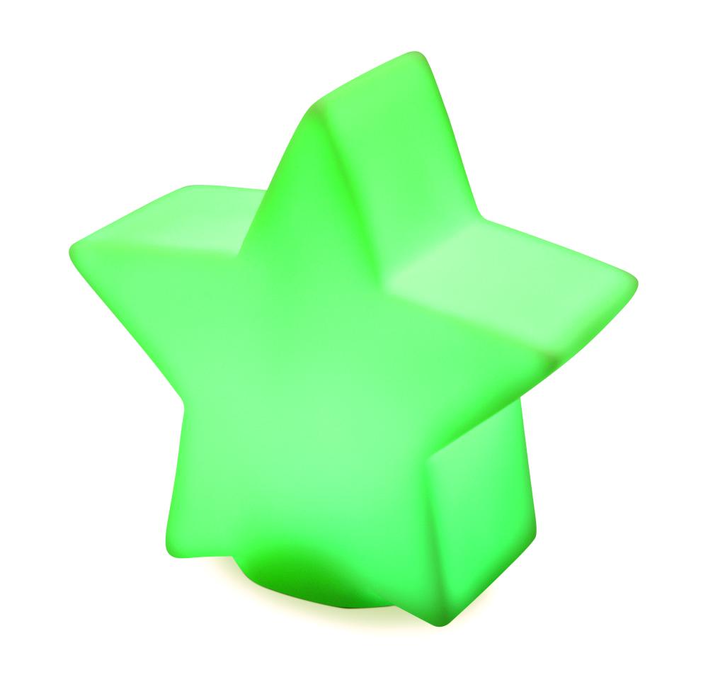 Estrella con luz cambiante