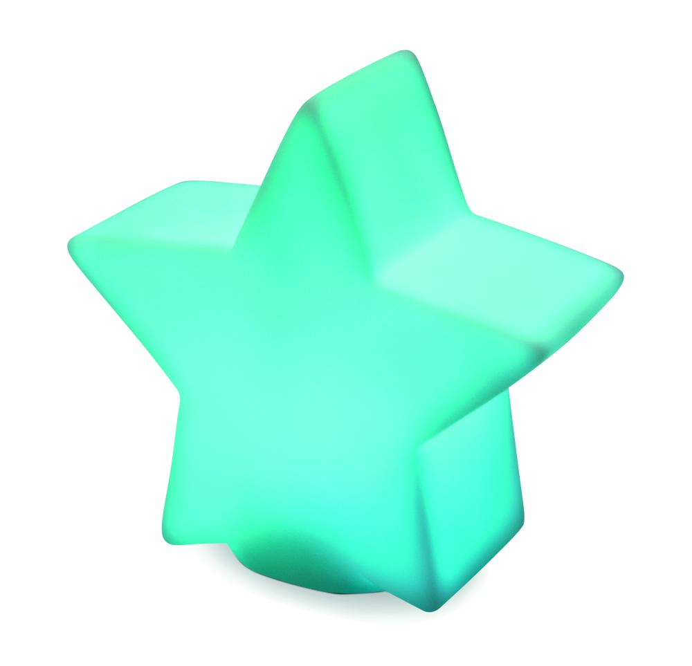Estrella con luz cambiante
