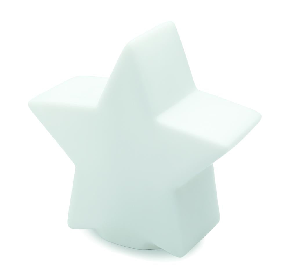 Estrella con luz cambiante