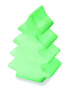 Árbol con luz cambiante