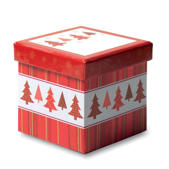 Bola navideña en caja