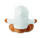 Reno de peluche con capucha