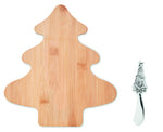 Set cuchillo y tabla de bambú