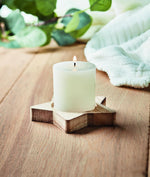 Porta velas madera