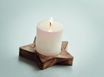Porta velas madera