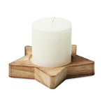 Porta velas madera