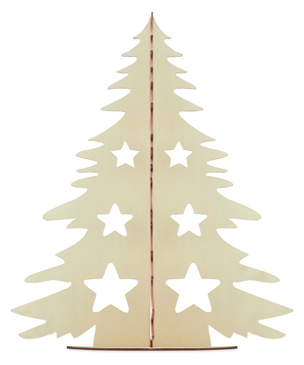 Árbol de Navidad de madera DIY
