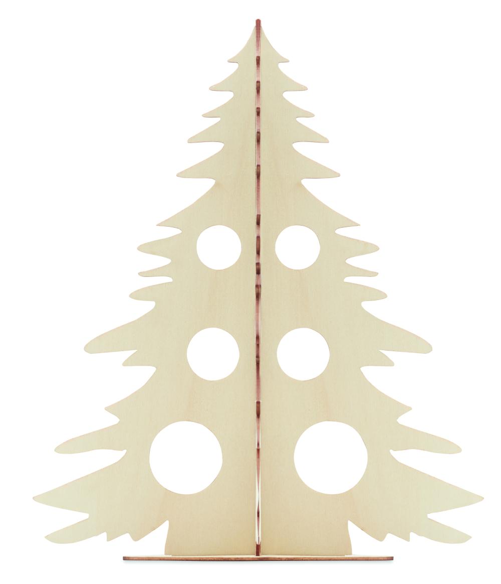 Árbol de Navidad de madera DIY