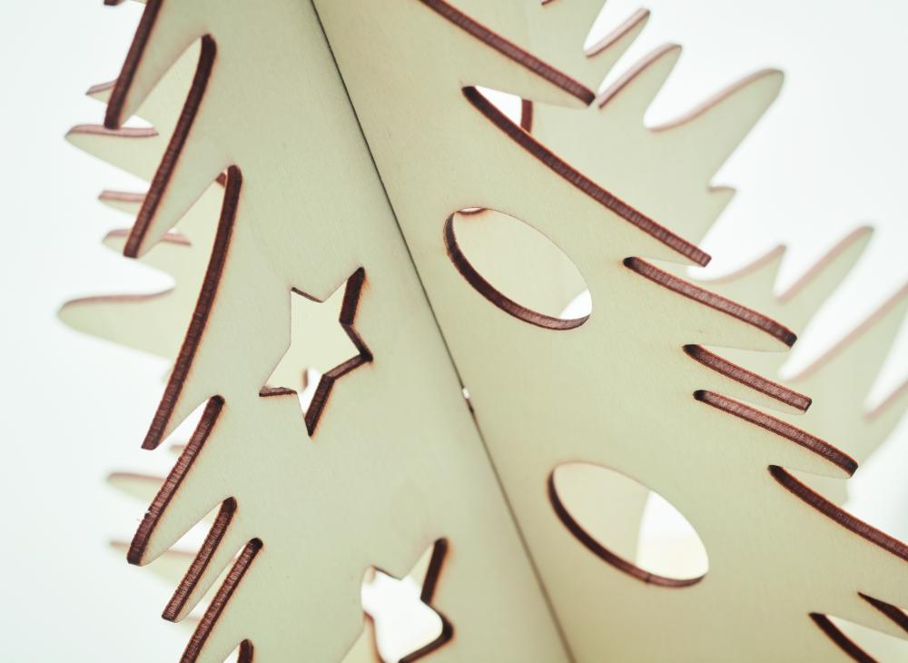 Árbol de Navidad de madera DIY