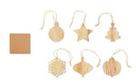 Adornos navideños de madera
