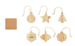 Adornos navideños de madera