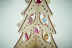Decoración madera árbol Navidad
