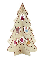 Decoración madera árbol Navidad