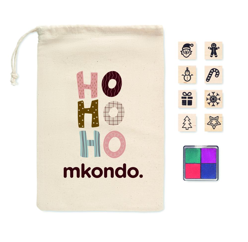 Set 8 sellos navideños