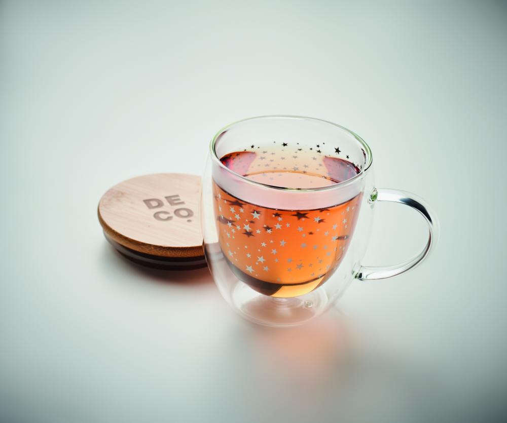 Taza borosilicato doble pared