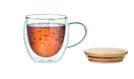 Taza borosilicato doble pared