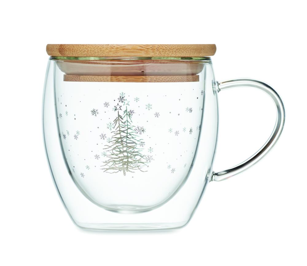 Taza borosilicato doble pared