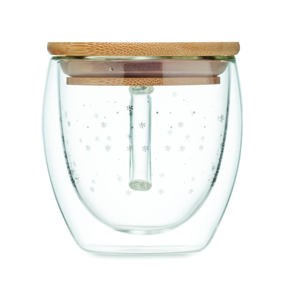 Taza borosilicato doble pared