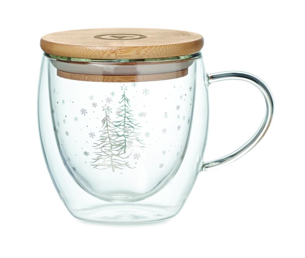 Taza borosilicato doble pared