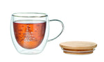 Taza borosilicato doble pared