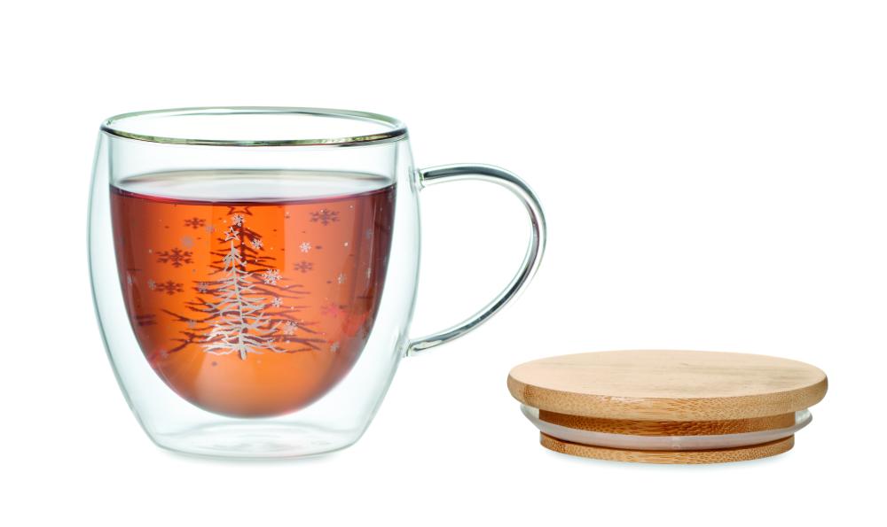 Taza borosilicato doble pared