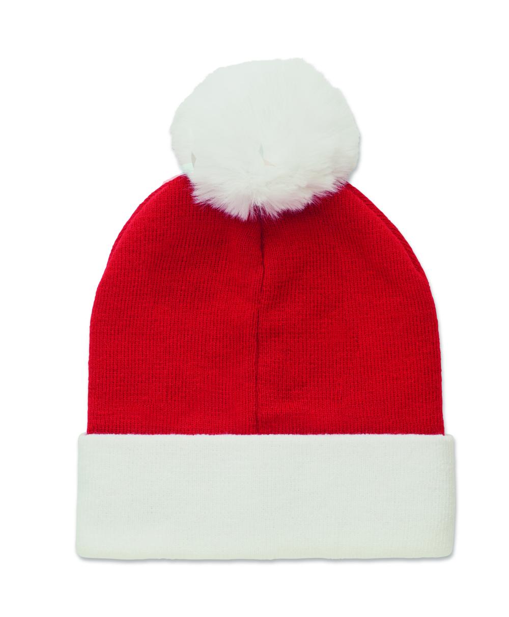 Gorro de punto navideño