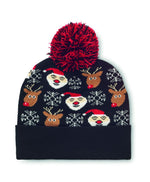 Gorro de punto navideño