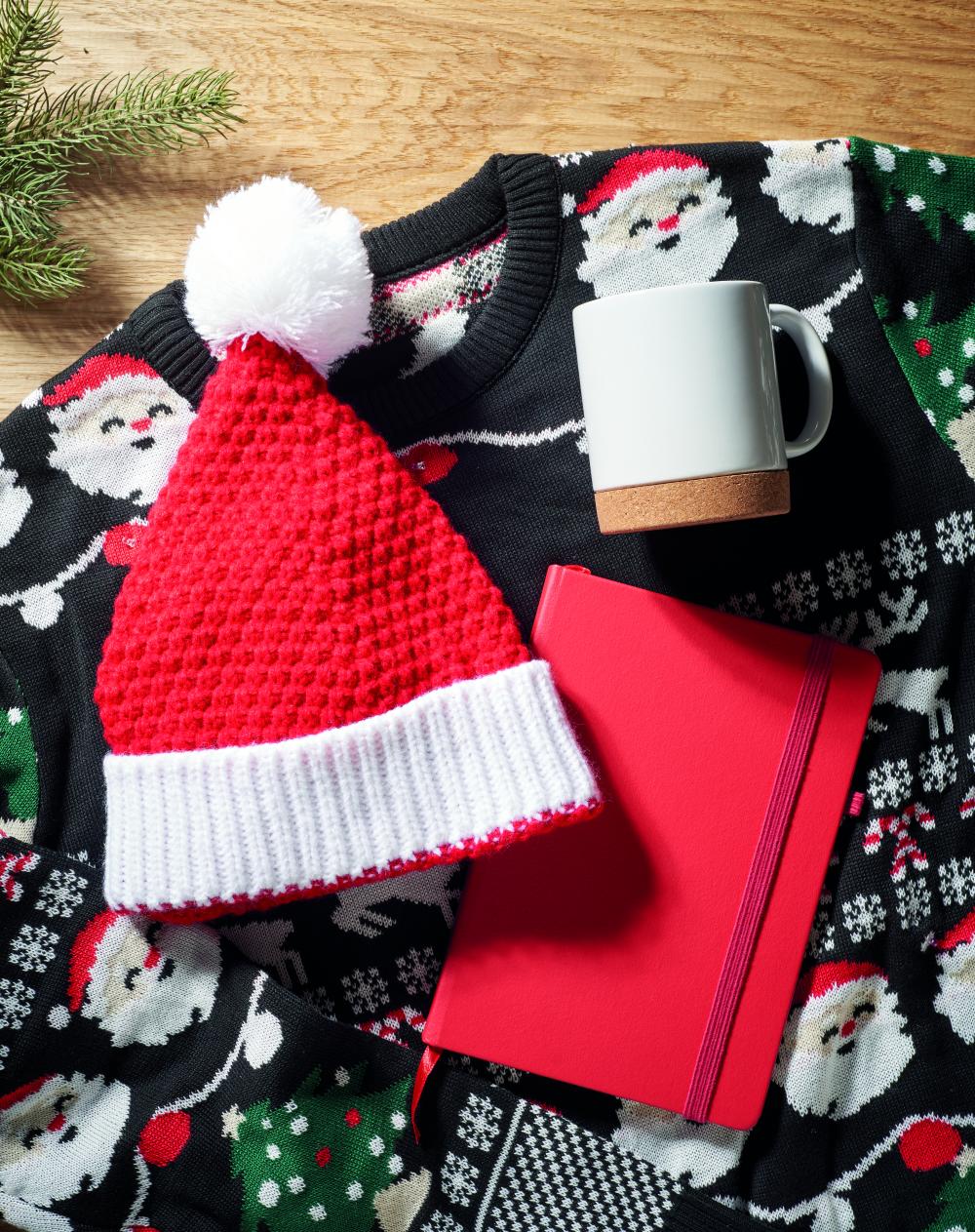 Gorro de punto navideño