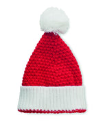 Gorro de punto navideño