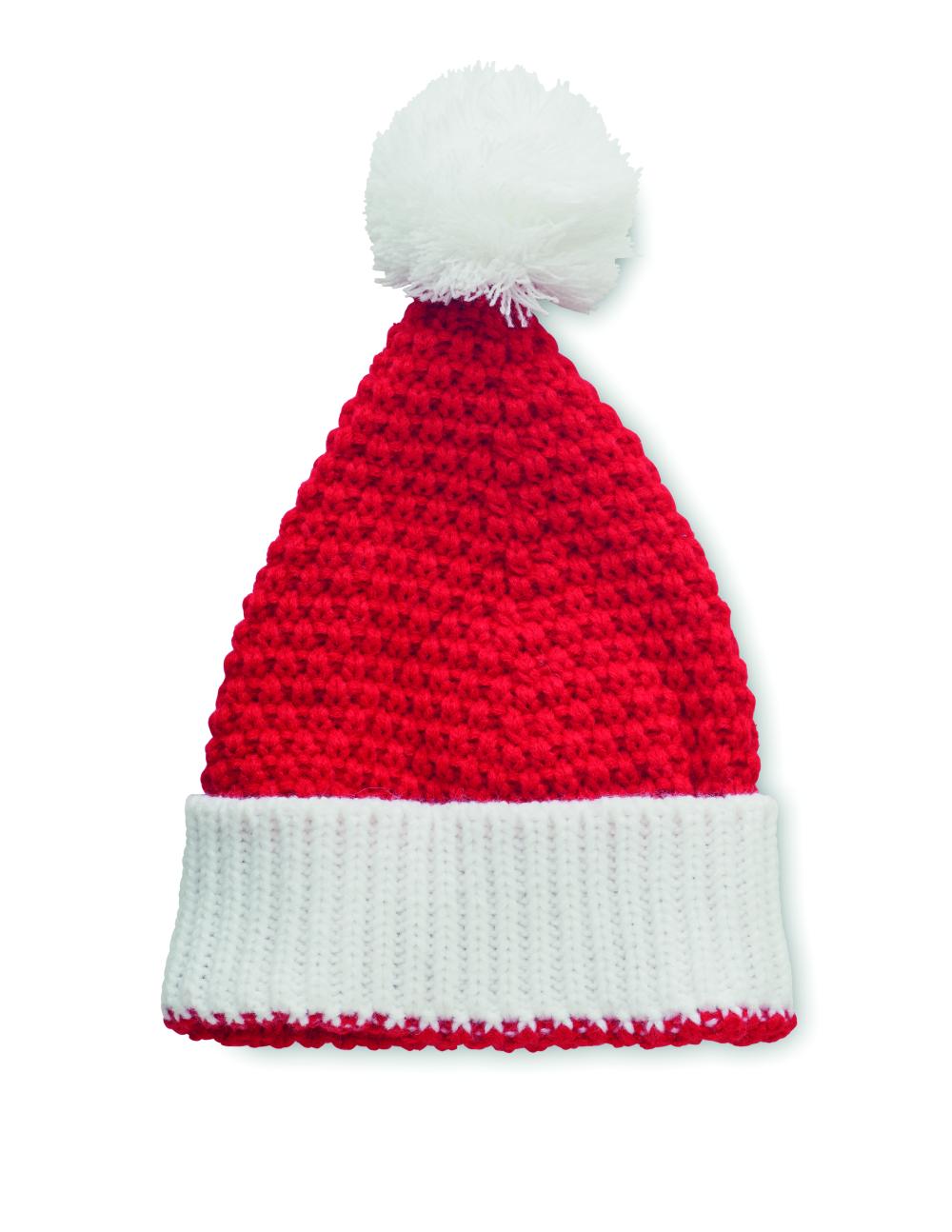 Gorro de punto navideño