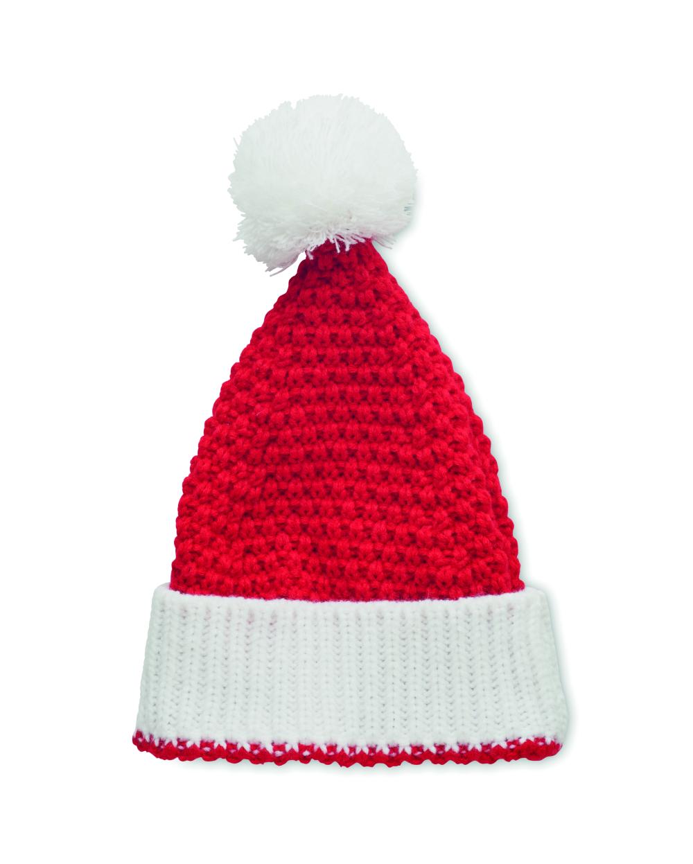Gorro de punto navideño