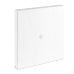 Reloj pared esfera plateada